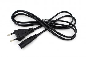 Сетевой кабель для блока питания (зарядного устройства) ноутбука (2 prong)
