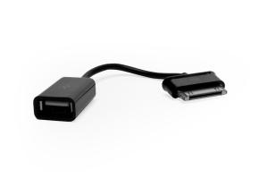 OEM Кабель-переходник OTG Samsung 30-pin -> USB 2.0 F для подключения внешних USB-устройств к Samsung GalaxyTab,Tab 2, Note. Замена EPL-1PL0BEGSTD. Черный