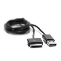 OEM Кабель Asus 40-pin -> USB 2.0 A для зардяки и синхронизации планшета Asus Transformer TF101, TF201, TF300, TF700. Длина 90 см. Черный.