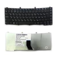 RU Клавиатура для ноутбука Acer TravelMate 2300, 2310, 2410, 4000, 8000 Series. Г-образный Enter. Черная, без рамки. PN: 90.4C507.00R