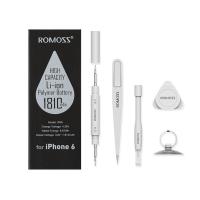 ROMOSS Аккумулятор для Apple iPhone 6 на 1810mAh 3.8V (6.87Wh) с увеличенным сроком службы. Комплект инструментов и инструкция по замене в наборе.